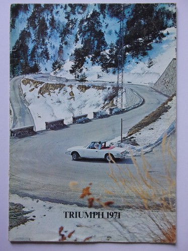 Triumph range orig 1971 - triumph, mkt