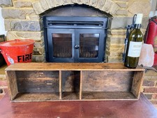 Vintage pine shelf - vintage, old