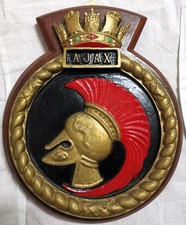 HMS Ajax Ship Crest Plaque –
