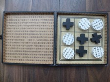 Vintage Wooden Noughts and