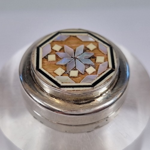 Egyptian solid silver pill - egyptian,