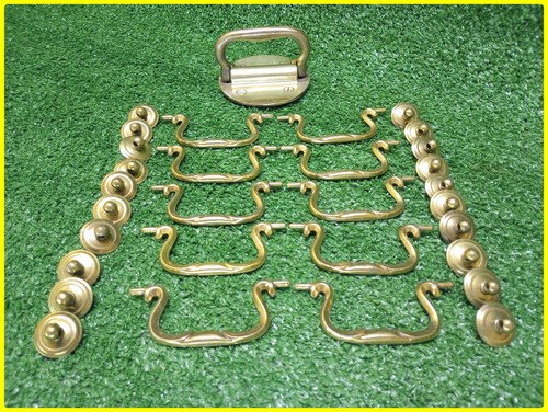 Vintage 1980 drawer pull - 1980's,