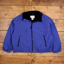 Vintage Eddie Bauer Outdoor Jacket 2XL Bomber Lined Blue