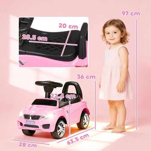 Pink toddler ride car - toddler,
