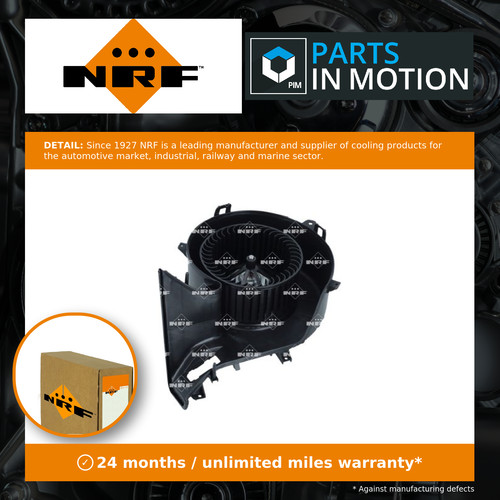 Interior blower motor - interior, fits