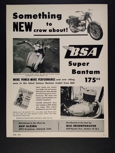 1958 bsa super - 1958, 175