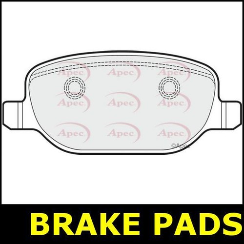 Brake pads rear - rear, brera