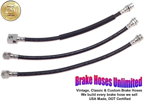 Brake hose set pontiac - brake,