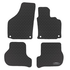 for VW Golf & Jetta MK5 2003-2008 Tailored Black Rubber Car Mats Black 4pc Set