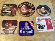 6 x Different Vintage Henri Wintermans  Beermats