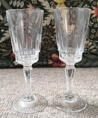 Matching sherry glasses - sherry, x