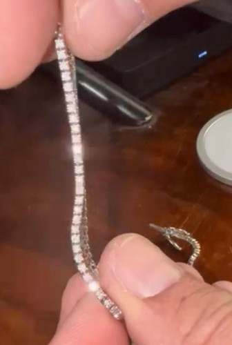 18k white gold diamond - white,