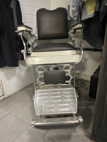Barbers chair used one off - barbers,