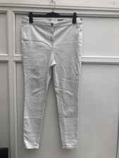Ladies White Skinny Matalan Jeans Size 20