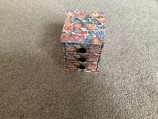 Vintage Mini Chest Of 3 Drawers,Storage Boxes, Statonery,Trinkets,Jewellery box.