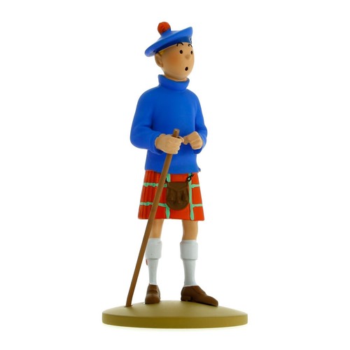 Tintin kilt collectible figure - tintin,