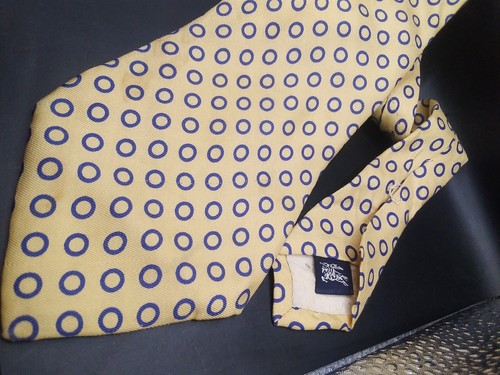 Men burberry neck tie - men's, yellow