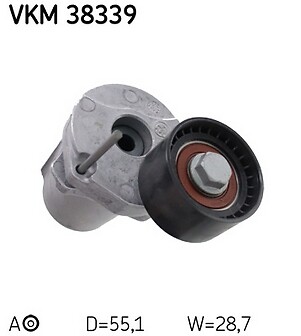 Skf tensioner pulley for bmw - skf,
