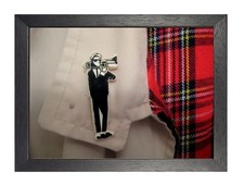 Ska Man - Two Tone Genre British Music Poster Punk Rock Black White Picture 