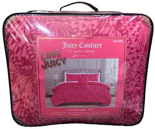 Juicy couture 8pc queen - juicy,