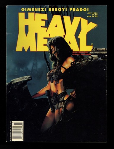 Heavy metal magazine july 1995 - metal,