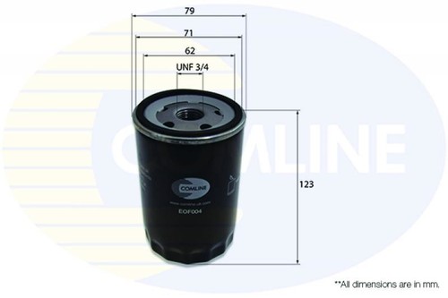 Engine oil filter comline - filter,