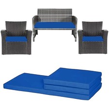 3PC Rattan Garden Furniture