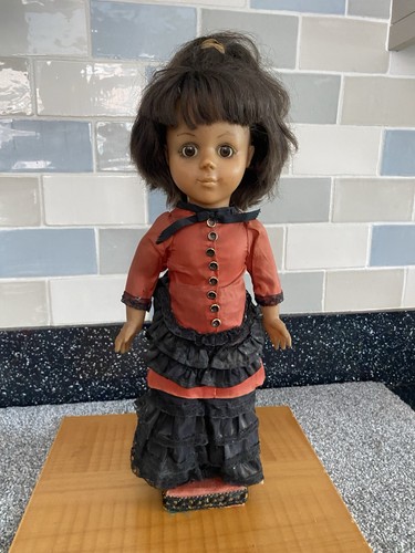 Vintage doll pedestal - on, stand