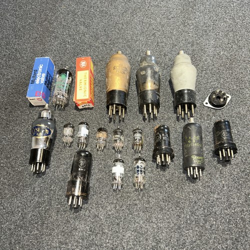 Radio valves job lot - radio,