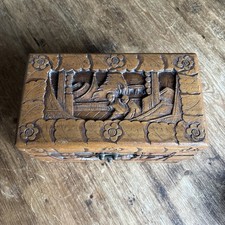 Vintage Hand Carved Camphor