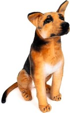 New Curvaso 56cm Large Alsation German Shepherd Dog Soft Cuddly Plush Animal