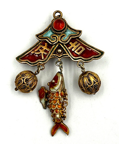 Antique chinese silver gilt - antique,