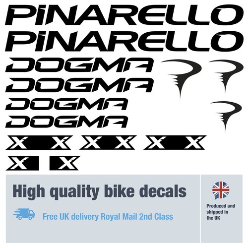 Pinarello dogma bike decals - dogma, x
