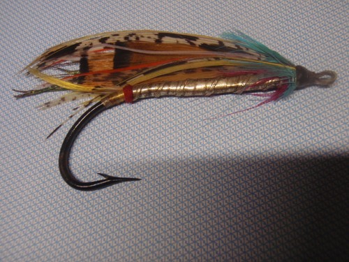 Vintage gut eyed salmon fly - ,