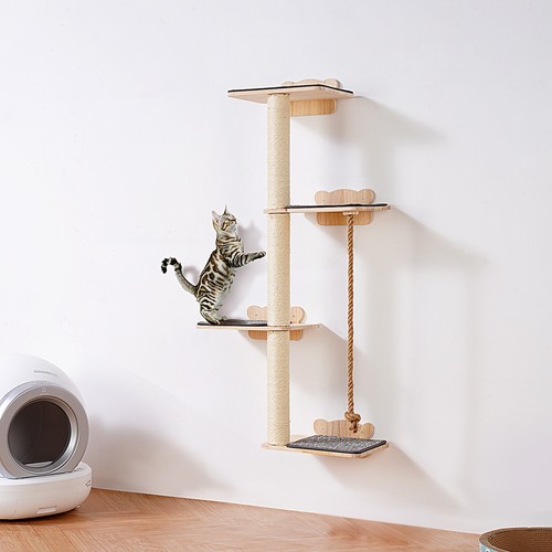 Vevor wall mounted cat - mounted, shelves
