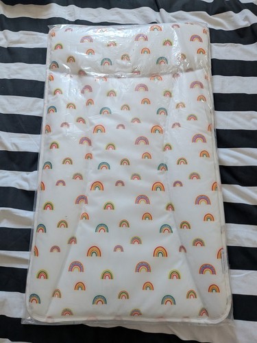 Padded rainbow baby changing - rainbow,