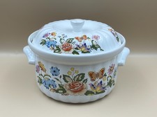Aynsley Cottage Garden Casserole Dish, 11 cm high x 16.5 wide.