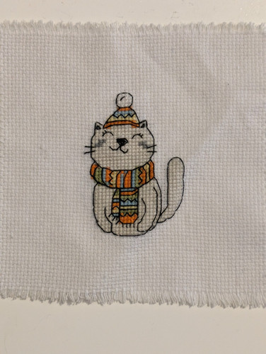 Completed cross stitch - completed,