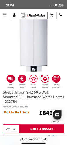 Steibel elton hot water heater - steibel,