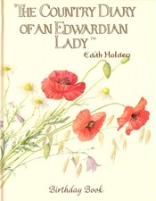 Country Diary Edwardian Lady Poppy Birthday Book.