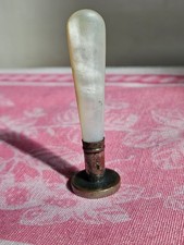 ANTIQUE CARVED MOTHER OF PEARL