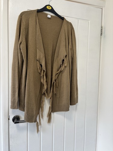Ladies brown open front - ladies,