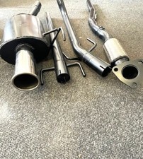 VAUXHALL ASTRA H HATCHBACK 5 DOOR Z16XER/Z18XER CAT BACK EXHAUST SYSTEM 3" TIP