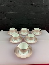 6 x Noritake Stratford 5652 Coffee Espresso Cups and Saucers 2 Sets Available
