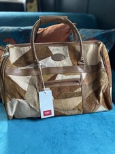 Cotton Traders Suede Hold-all Bag /Weekend Bag / Gym  Bag