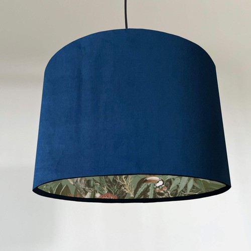 Navy velvet wonderland drum