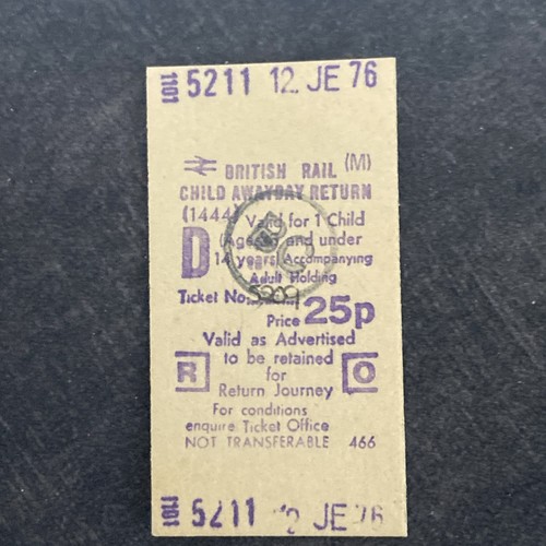 Railway ticket child - ticket.,