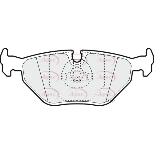 Brake pads set for bmw - set, 7