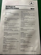 Mercedes Benz 1617 4 X 2 Truck