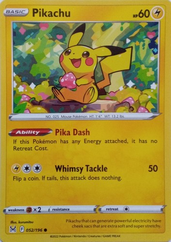 052 196 pikachu common - pikachu, |